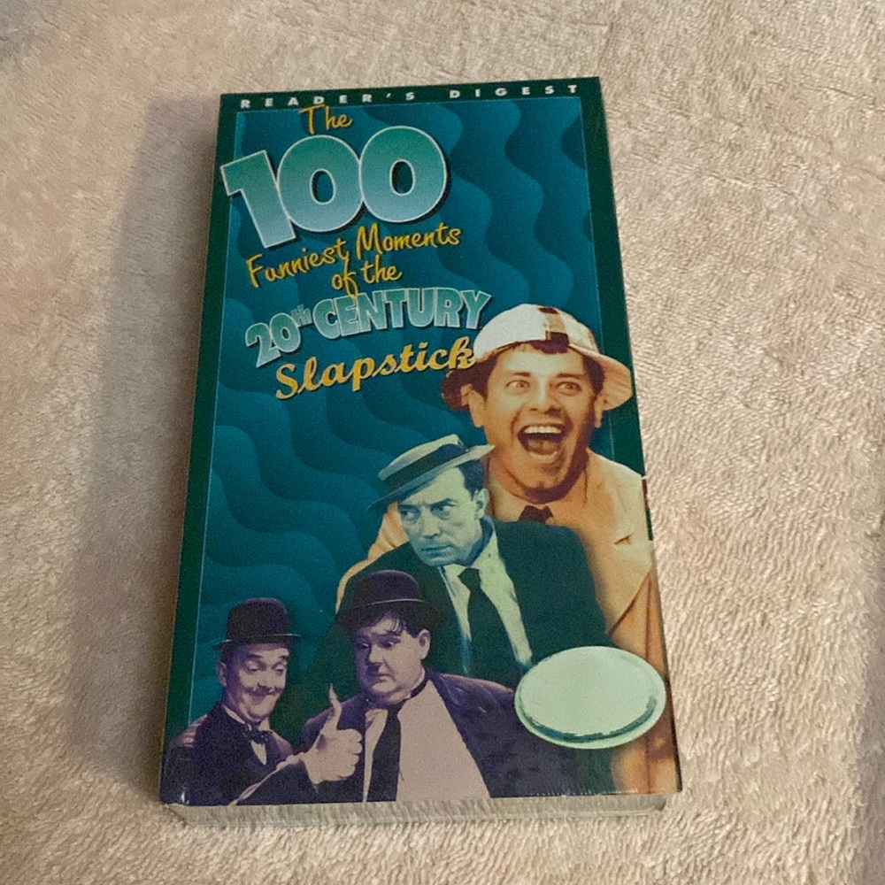 1995 VHS The 100 Funniest Moments of the 20th Century Slapstick Sealed